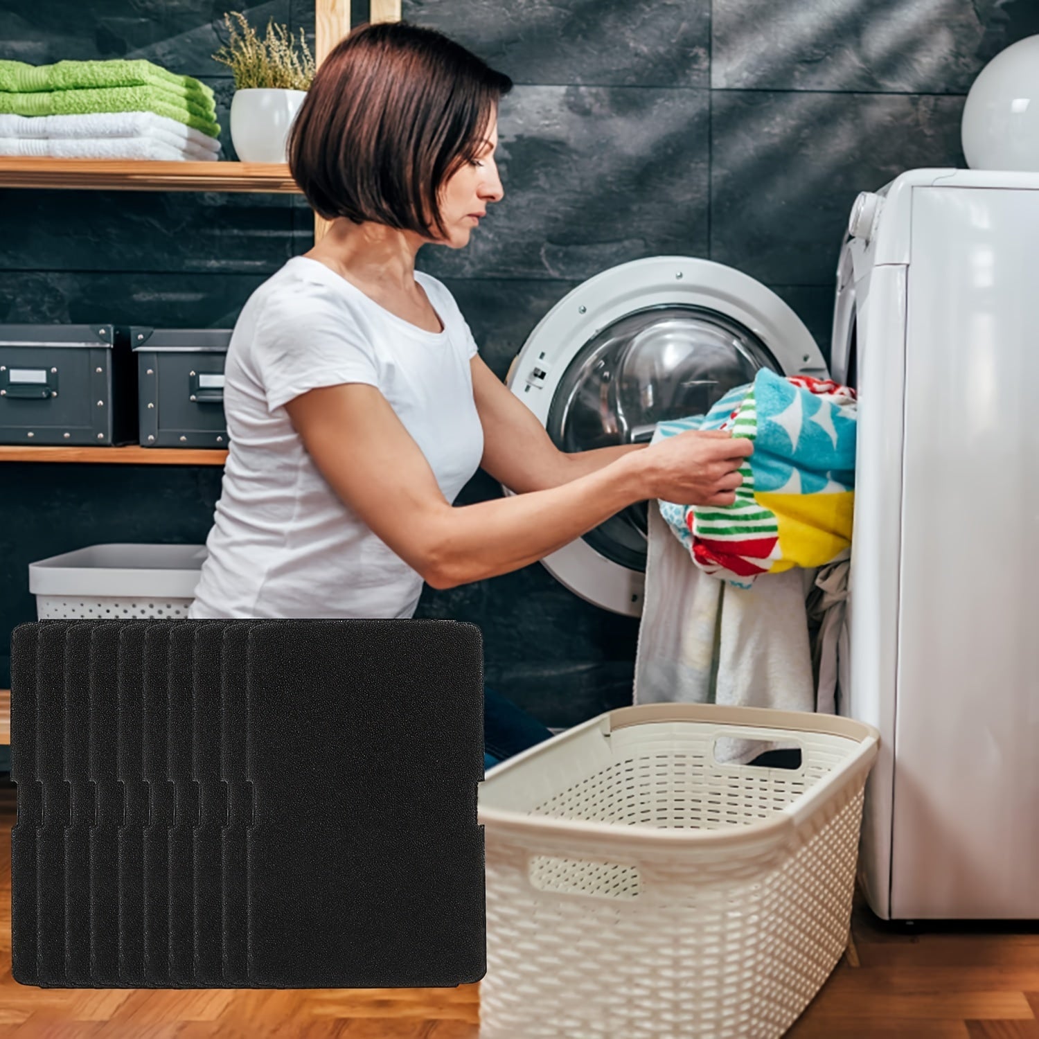 10pcs Dryer Foam Filters Replacement for Condenser and Heat Pump 240x155x11mm