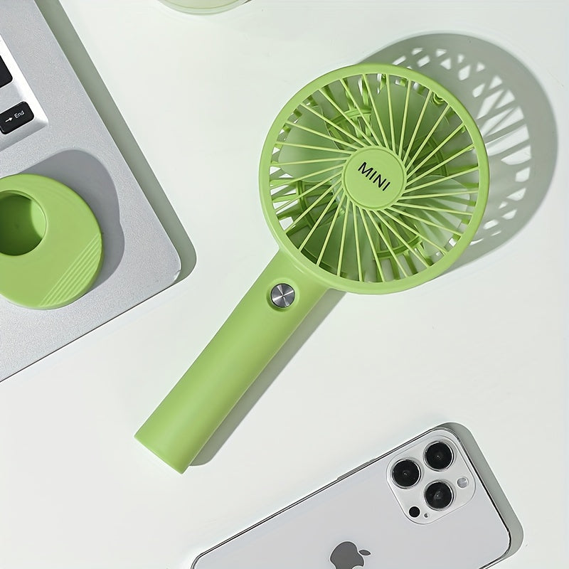 Rechargeable Portable Handheld Fan with Wearable Design for Indoor Outdoor Use