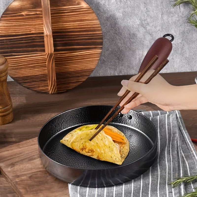 Cast Iron Skillet with Cover Non-Stick Surface for Pancakes and Steaks