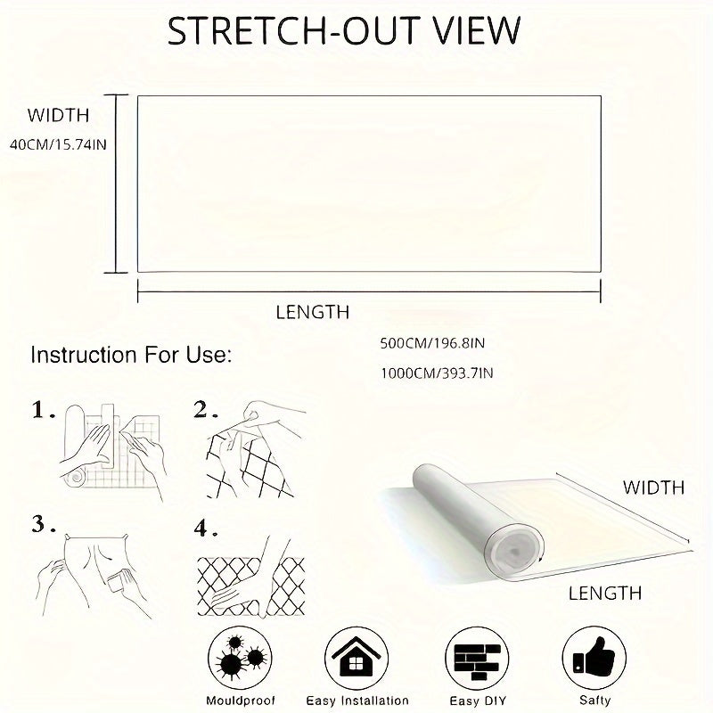 Black Marble Self-Adhesive Wallpaper Water-Resistant Peel & Stick for Kitchen Furniture