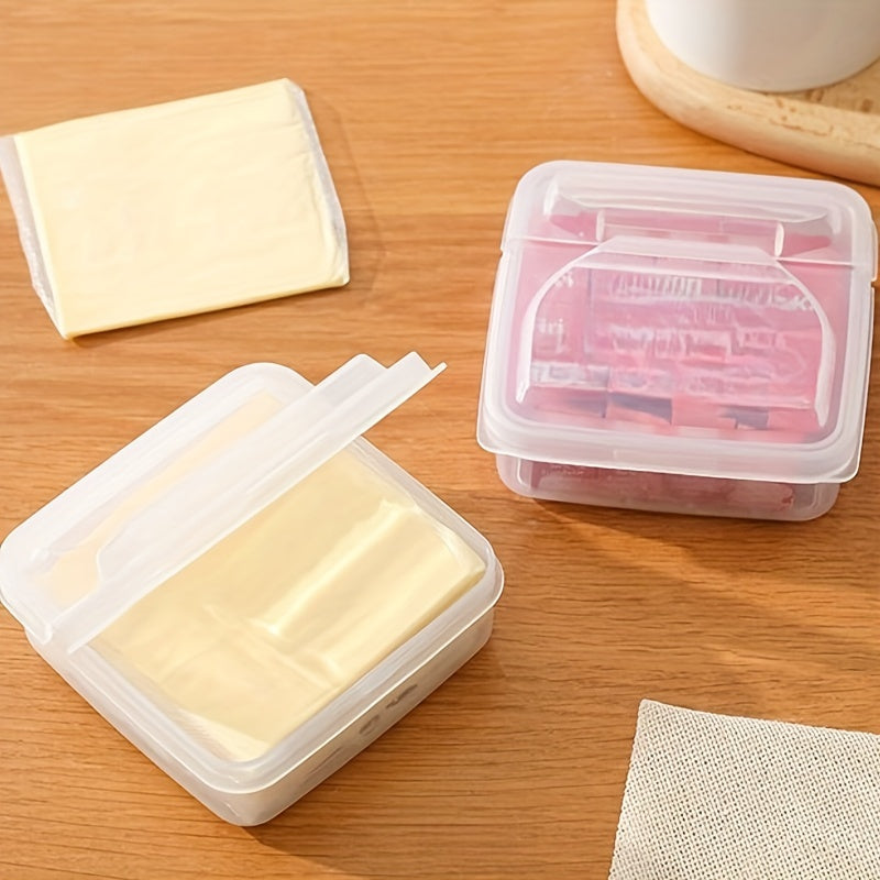 Qopqog'li stackable muzlatgich saqlash qutisi, mevali va souslar uchun shaffof oziq-ovqatga xavfsiz konteyner