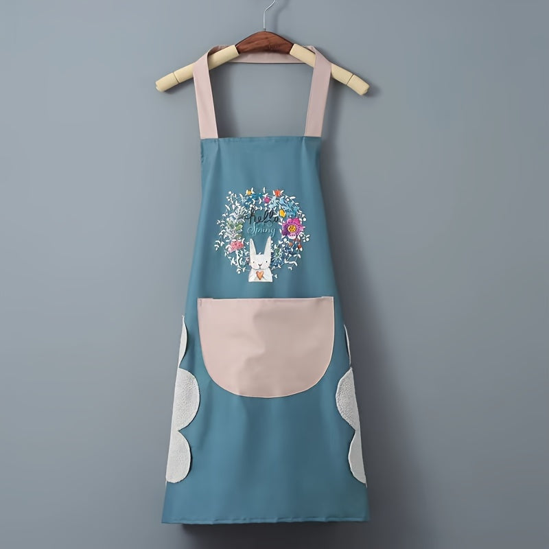 Waterproof Oil-Resistant Kitchen Apron for Cooking Cleaning and Outdoor Activities