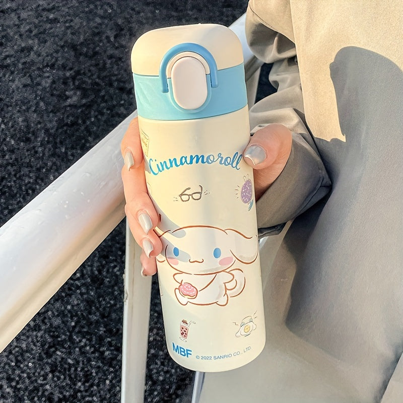 Sanrio Водяная Чаша - Милый и Портативный Изолированный Кубок с Соломкой, 420МЛ