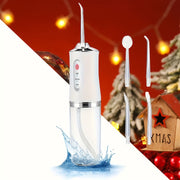 Electric Water Flosser for Teeth and Gums, USB Rechargeable with 4 Nozzles