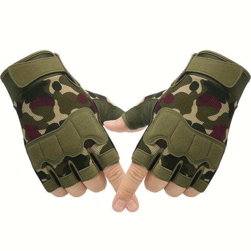Unisex Half-Finger Sports Gloves for Cycling Fitness Outdoor Activities Fishing