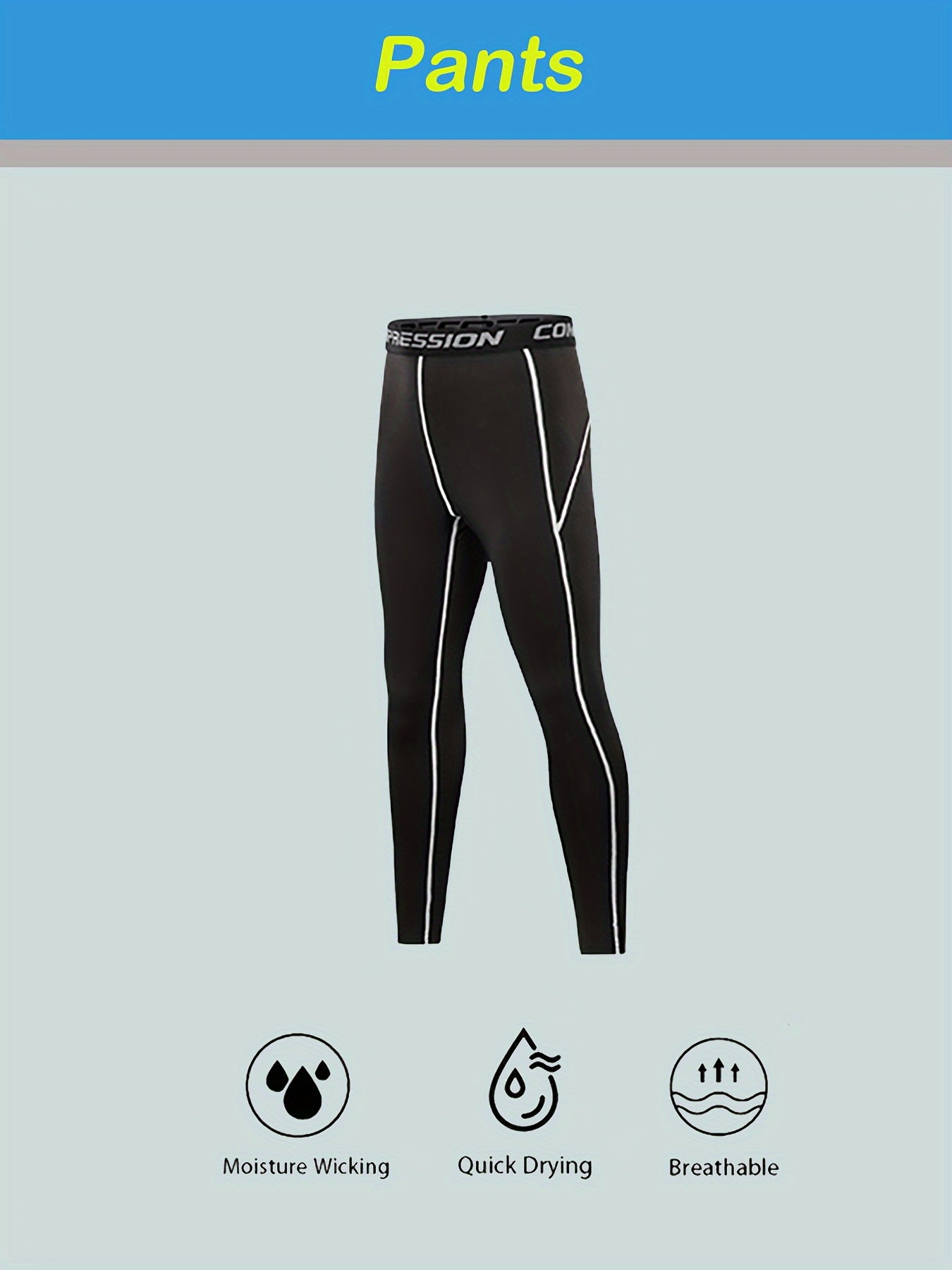 Yigitlar uchun sport kiyimlari to'plami, 3 ta qism, yuqori qism, legginslar va shortlar bilan bolalar uchun