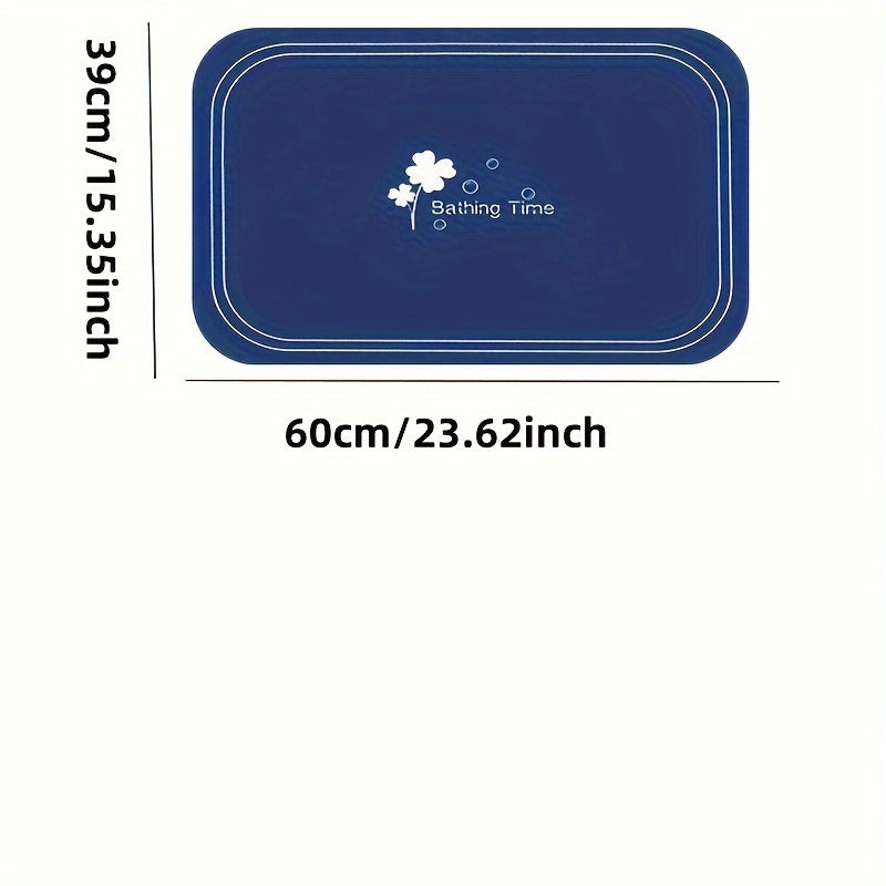 Diatom Bath Mat Absorbent Quick-Drying Non-Slip Bathroom Carpet