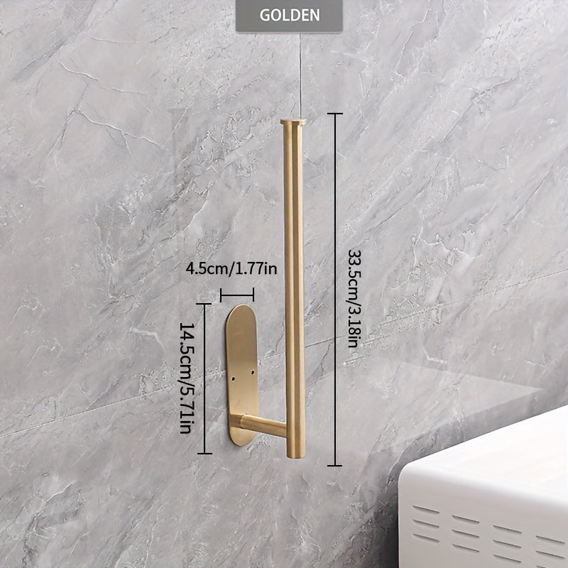 Stainless Steel Under Cabinet Paper Towel Holder Self-Adhesive or Screw Mount