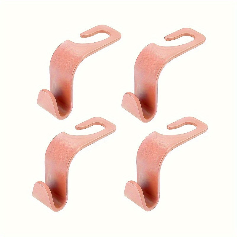 2/4 Pcs Car Seat Rear Hooks Universal Headrest Organizer Maximize Storage