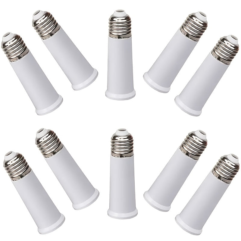 Adaptador de extensión de casquillo de lámpara de E26 a E16, paquete de 6 o 10 para conversión de bombillas