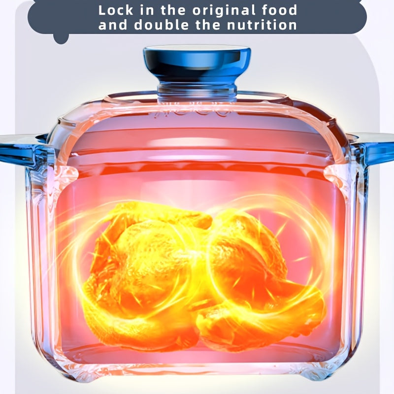 Keramika Sho'rva Qozoni: Issiqlikka chidamli, yopishqoq bo'lmagan, sho'rva va uzum uchun xavfsiz. Uy oshxonasida foydalanish uchun ideal, induksion pechlar uchun mos emas.