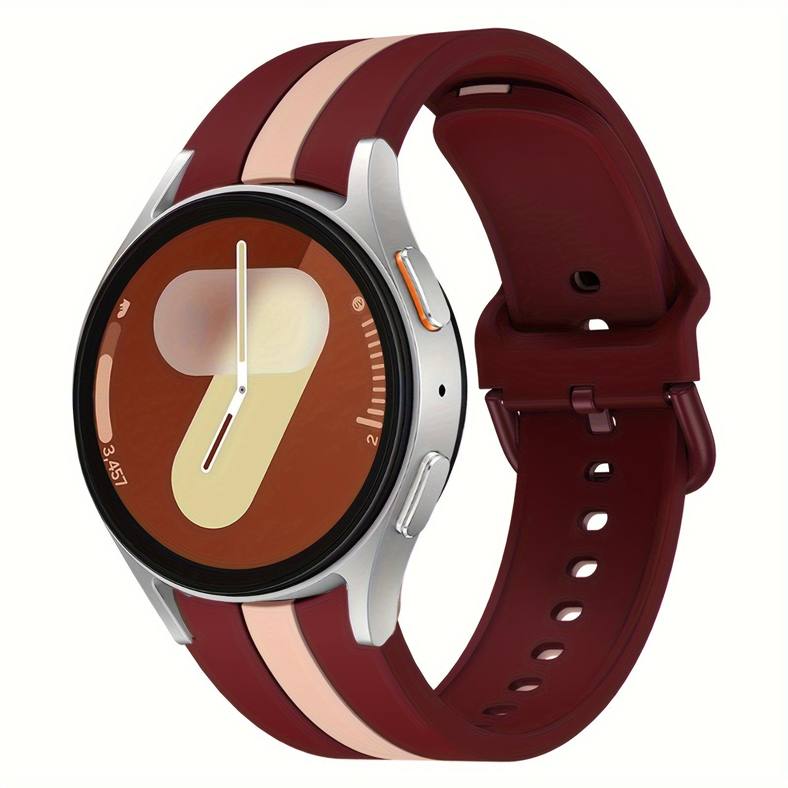 Soft Silicone Sport Watch Band for Men Women Compatible with Samsung Galaxy Watch 4 5 6 7