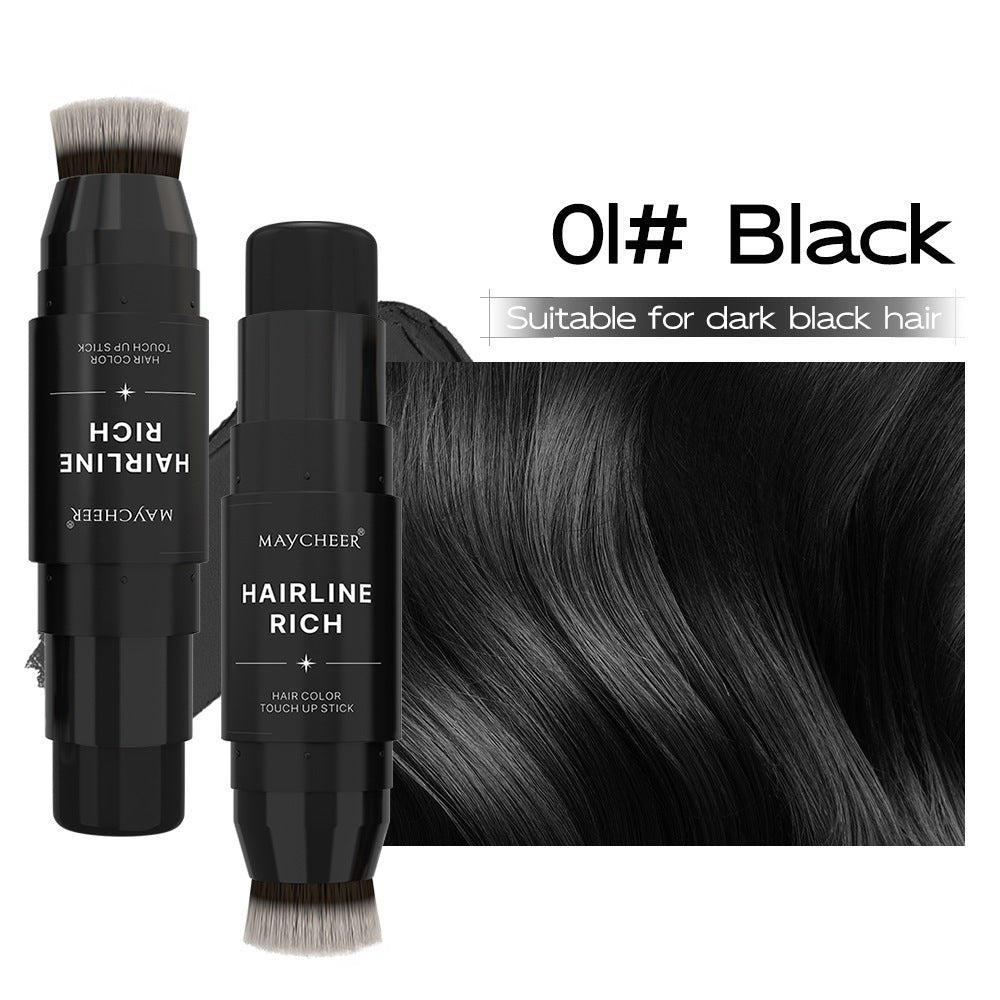 Women's Hairline Filling Cream Stick Waterproof Matte Concealer for Gray Roots