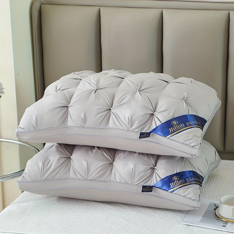 Plush Neck Support Pillow for Adults and Teens Washable Hypoallergenic Bedding