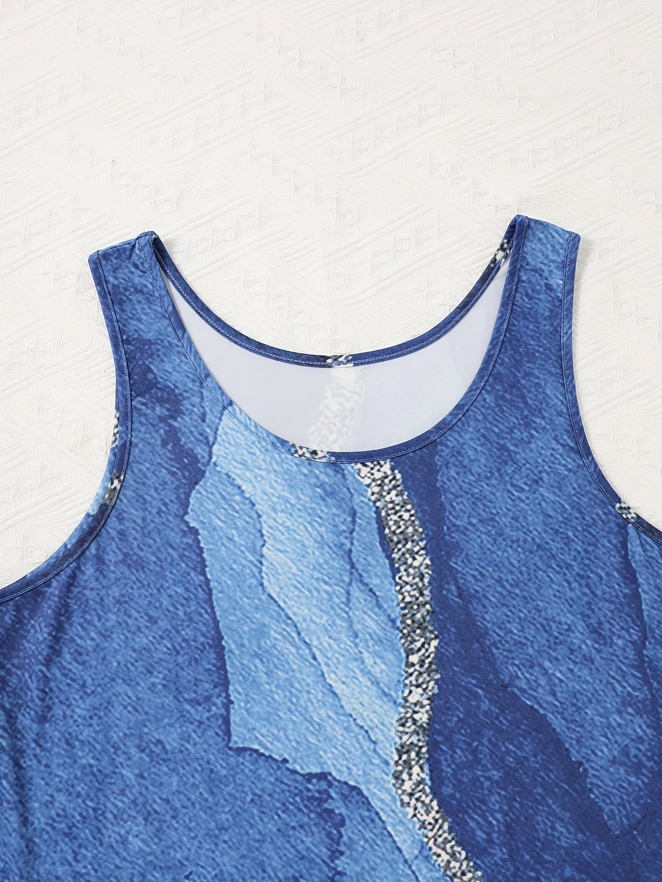 Women's Plus Size Marble Print Cotton Sleep Dress Nightgown