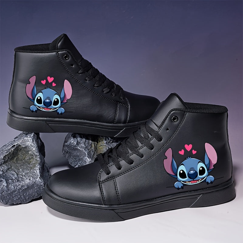 Unisex Canvas Sneakers with Heart Accents and Breathable Sole