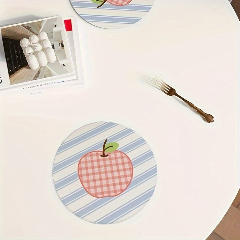 Coaster Set with Non-Slip Rubber Backing, Absorbent Drying Mat for Sink