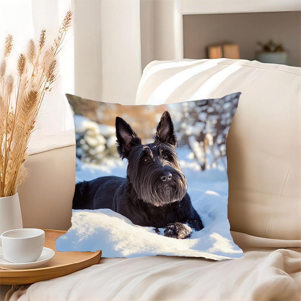 Dog Throw Blanket Cozy Polyester 45x45 cm Soft Warm Couch Bed Decor