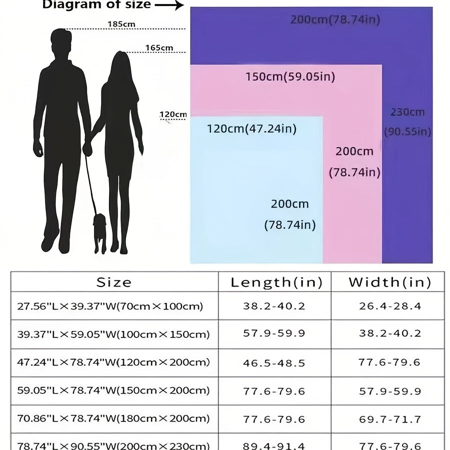 Soft Faux Rabbit Fur Throw Blanket for Couch Bed Travel All-Season Gift