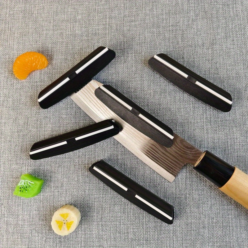 Qalampirni maydalash burchak qo'llanma relslari 2 ta va 5 ta to'plamlarda oshxona pichog'ini ushlagichlarini mahkamlash uchun, maydalash toshlari uchun professional aksessuar asboblar.