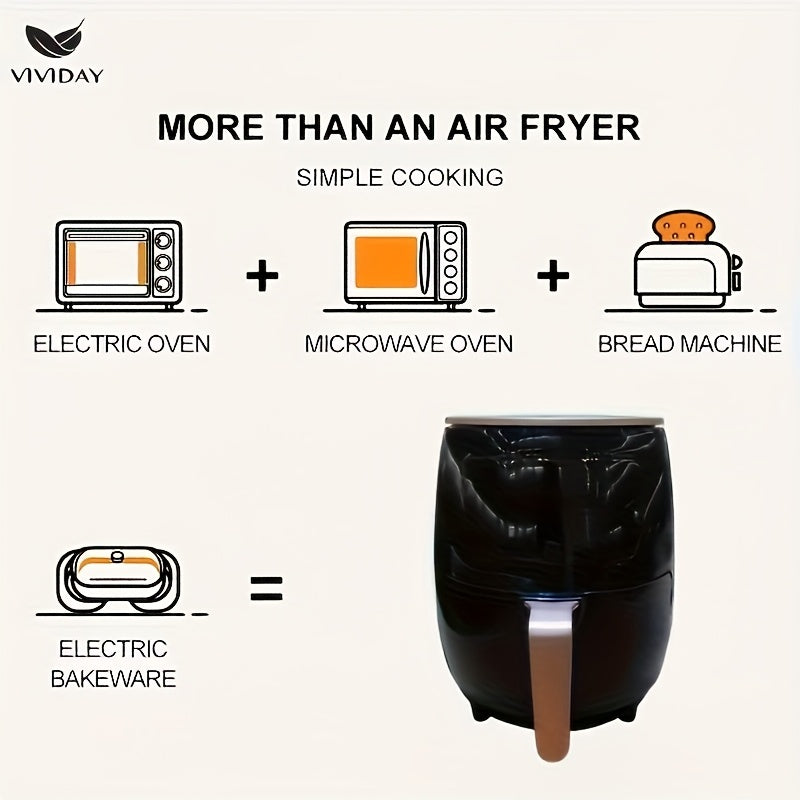 Multifunctional Electric Frying Pan for Cooking Baking Barbecuing Air Frying