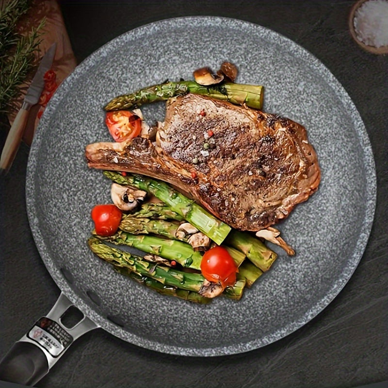 Home Frying Pan Set turli o'lchamdagi Non-Stick qozonlarni o'z ichiga oladi (28sm, 26sm, 24sm va 20sm) Induksion pechlar, gaz pechlari va boshqa joylarda foydalanish uchun mos. Pancaklar, tuxumlar va turli xil taomlarni tayyorlash uchun mukammal.