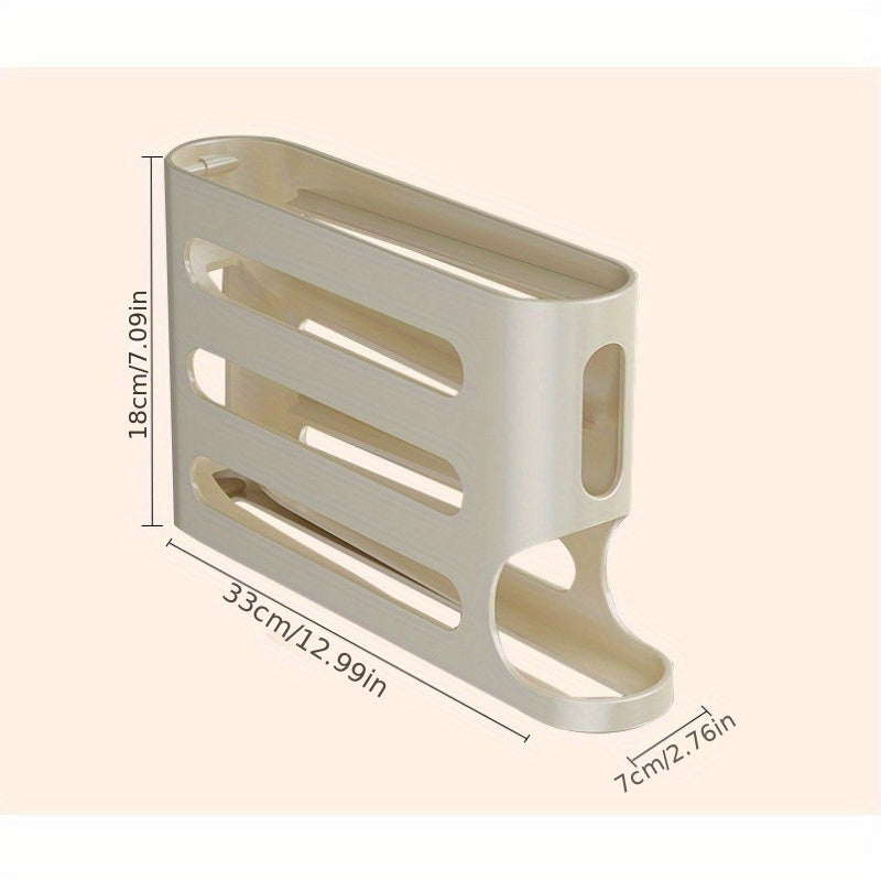 Egg Storage Box Automatic Rolling Food Grade Plastic No Battery