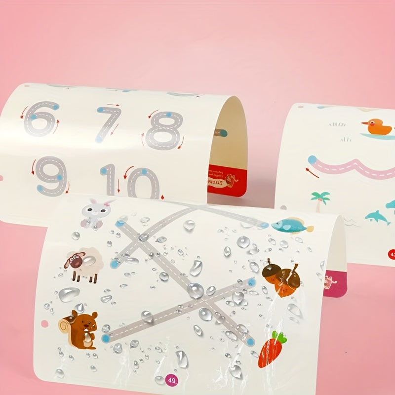 Kids' Educational Workbook for Practice Writing Drawing Age 3+ Mixed Color 32 Pages