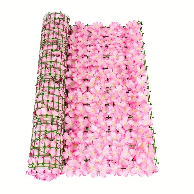 Artificial Flower Wall Panels Waterproof Portable for RV Van Interior Decor