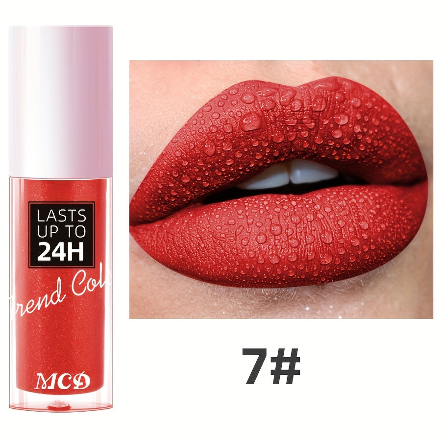 Long-Lasting Matte Lip Gloss for Women 24Hr Wear Non-Stick Moisturizing