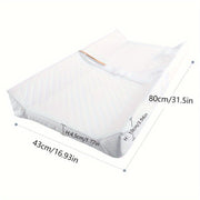 Almohadilla impermeable para cambiar pañales, cojín de espuma con funda festiva para cuidado del bebé