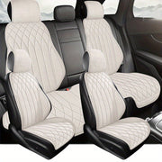 Универс cover для автомобильных сидений в стиле лен, с вентиляцией, без запаха, износостойкий для всех сезонов