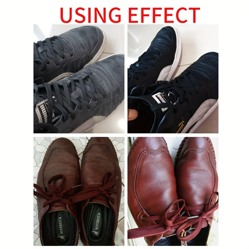 Leather Care Set with Oil and Sponge for Shoes and Furniture