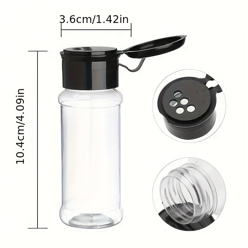 12-Piece Spice Jar Set with Shaker Lids for Kitchen Camping BBQ Storage