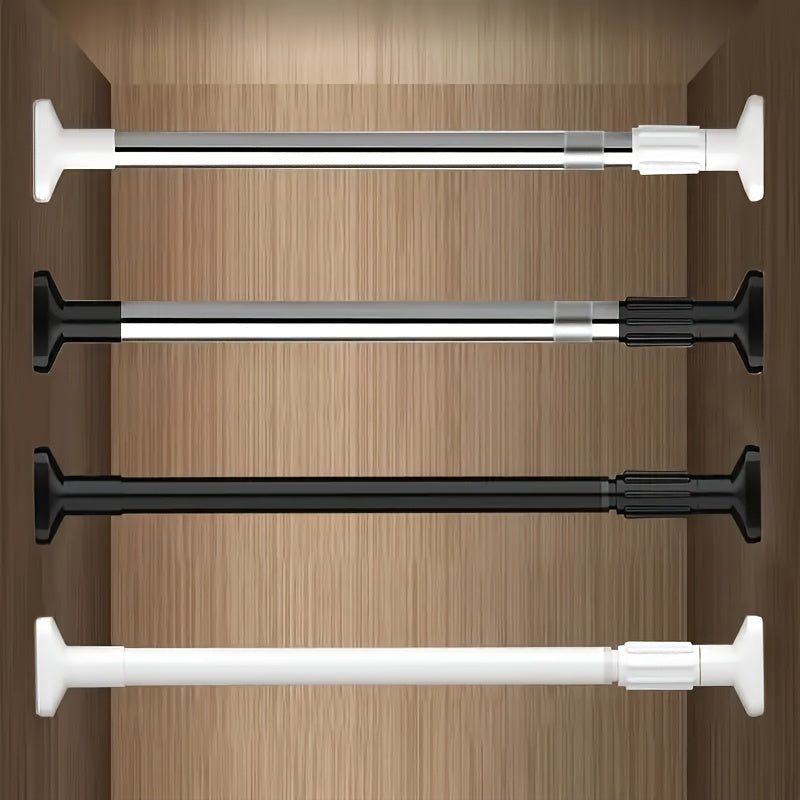 Adjustable Tension Shower Curtain Rod for Windows and Doors Easy Installation No Drilling