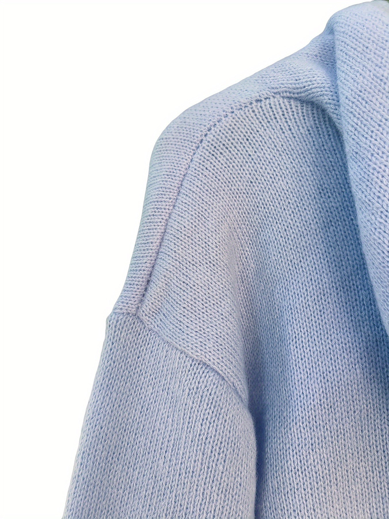 Cárdigan con capucha de color en talla grande para mujer con bolsillos