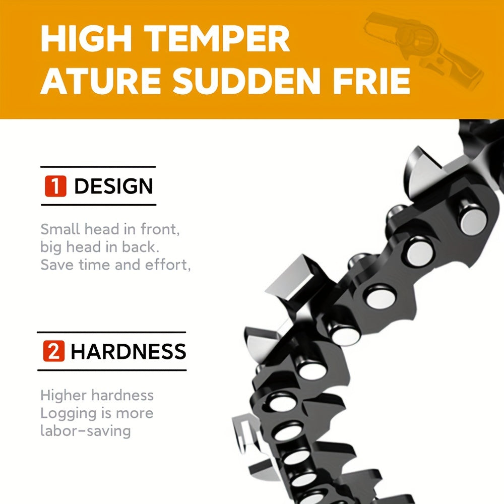 Cordless Electric Chainsaw - Rechargeable Lithium Battery 220V-240V Outdoor Tree Cutting