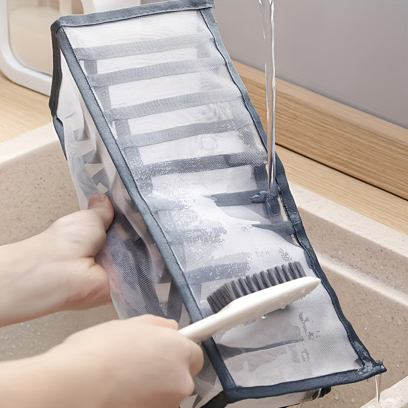 Fabric Storage Baskets for Clothing Organization Large Capacity with Compartments