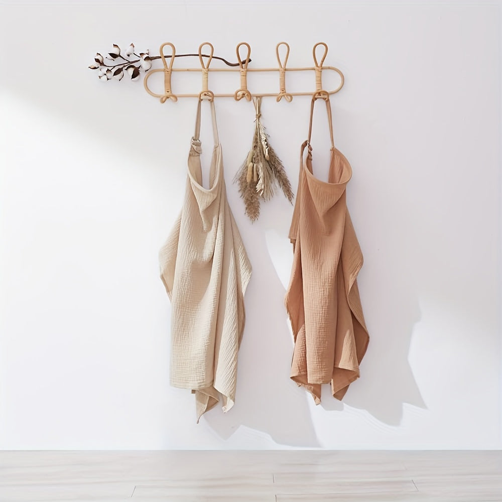Breathable Muslin Nursing Apron for Breastfeeding Mothers and Babies