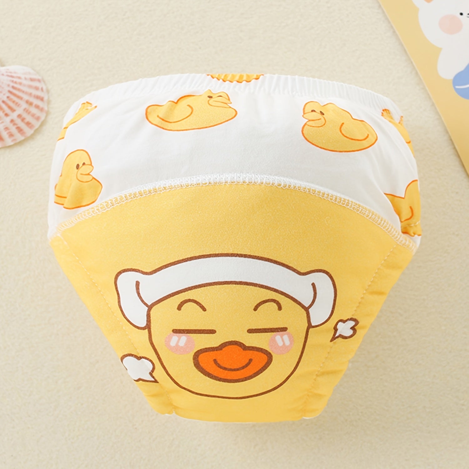 Set of 10 Reusable Baby Training Pants Toddler Underwear with Animal Designs Soft Knit Material