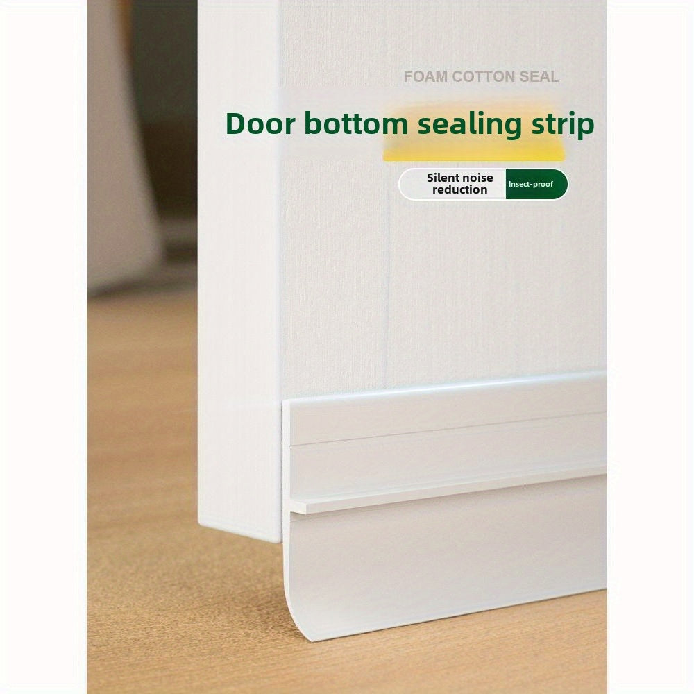 Windproof Door Seal Strip Self-Adhesive Soundproof Waterproof for Glass and Wooden Doors