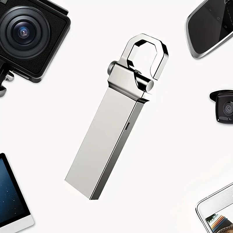 Metal USB Flash Drive 4GB 16GB 64GB Metal Shell Plug and Play Shockproof Storage