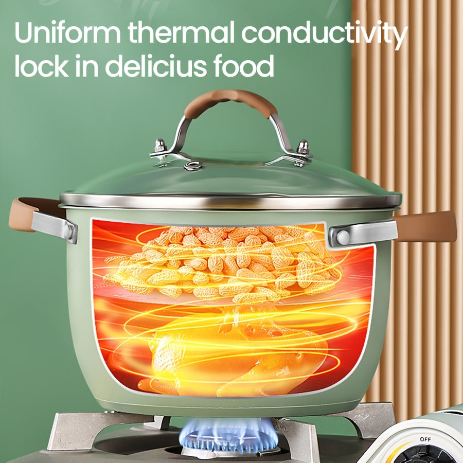 Juego de utensilios de cocina de acero inoxidable con mangos de silicona 2 piezas