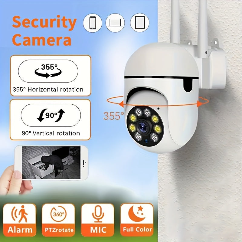 Ichki va tashqi foydalanish uchun 1080p HD rangli tungi ko‘rish kamerasi. Harakatni kuzatish, pan/tilt/zoom imkoniyatlari bilan ikki tomonlama audio xavfsizlik kamerasi, bu esa uni aqlli uy xavfsizlik yechimi qiladi.