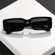 Men's Square Fashion Glasses Black Durable PC Frame Casual Style