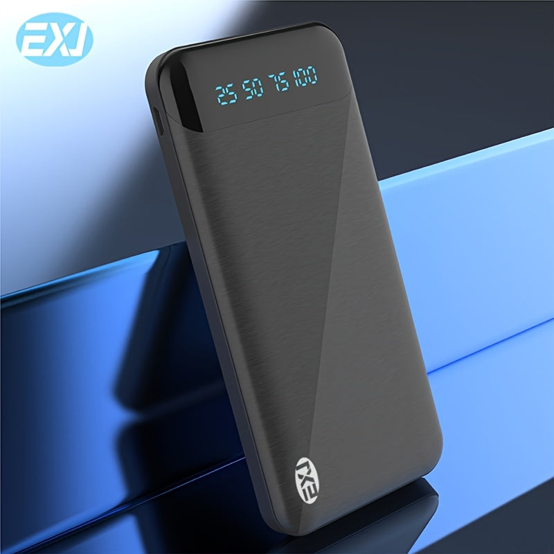 LED displeyli 20000mAh quvvat banki USB Type-C Micro kirish portativ zaryadlovchi iOS Android uchun