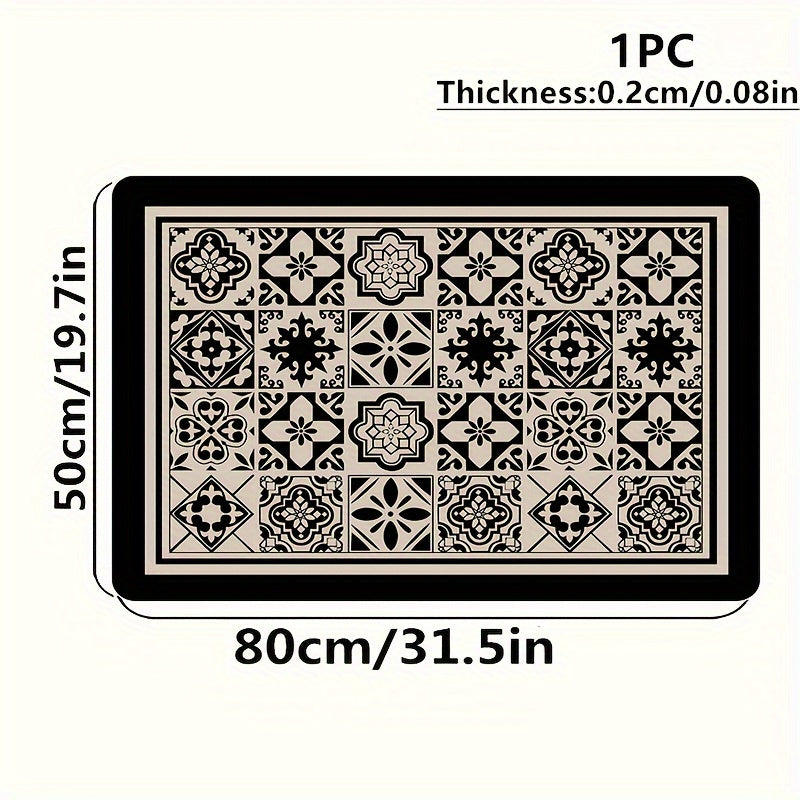 Har qanday uy uchun zarur qo'shimcha, bu retro ilhomlangan bosma idishlarni quritish matosi oshxonangizga etnik uslub qo'shadi. Oshxona asboblaringiz, kofe stoli va kofe mashinangizni quruq va toza saqlash uchun mukammal, bu ko'p funksiyali mato zarur.