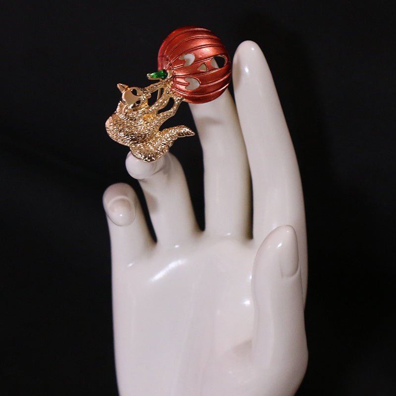 Enamel Halloween Brooch Women's Fashion Pin Exquisite Unique Accessory