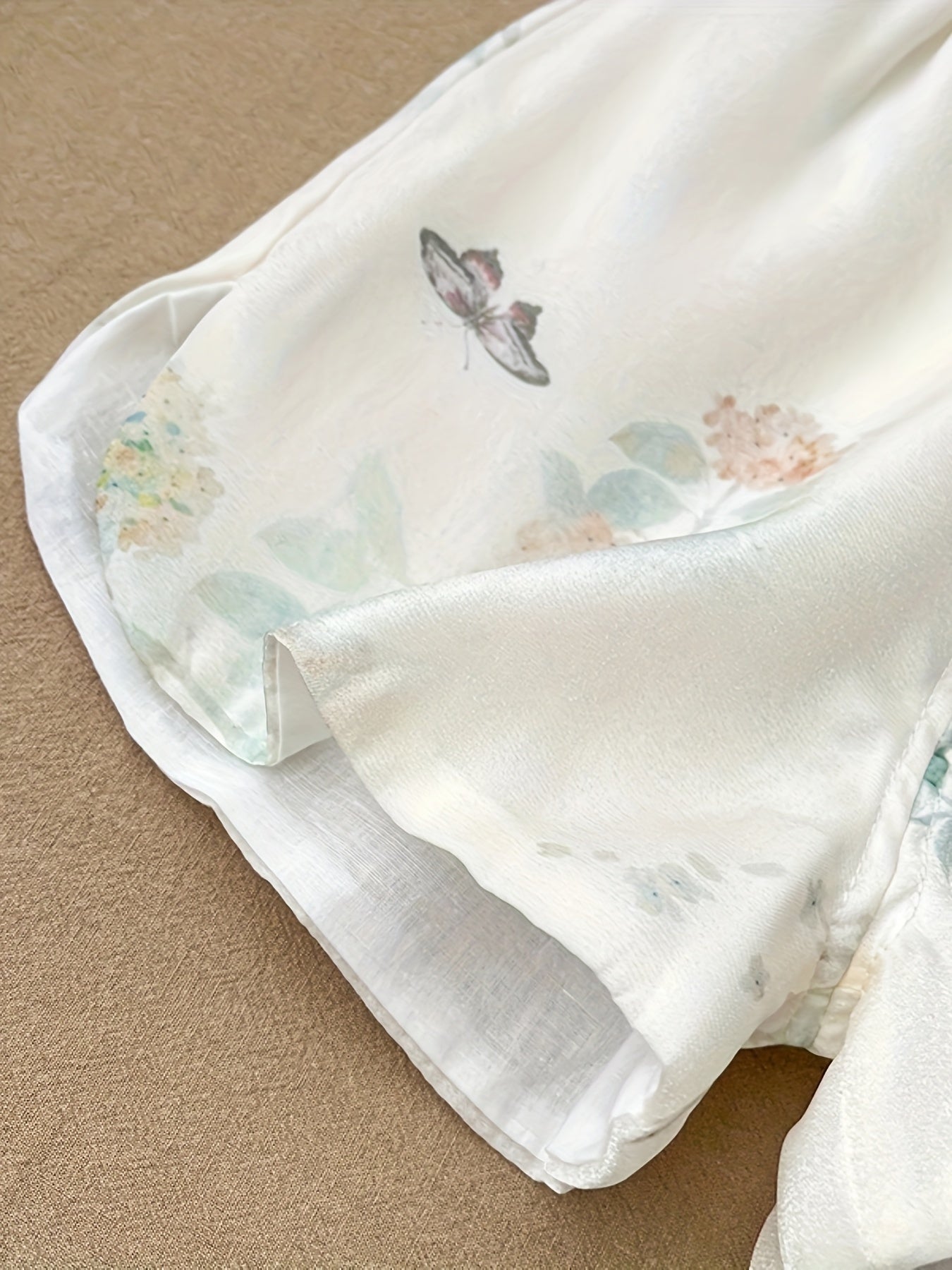 Conjunto de pantalones cortos de verano sin mangas con estampado floral y punto para niños, ideal para actividades al aire libre