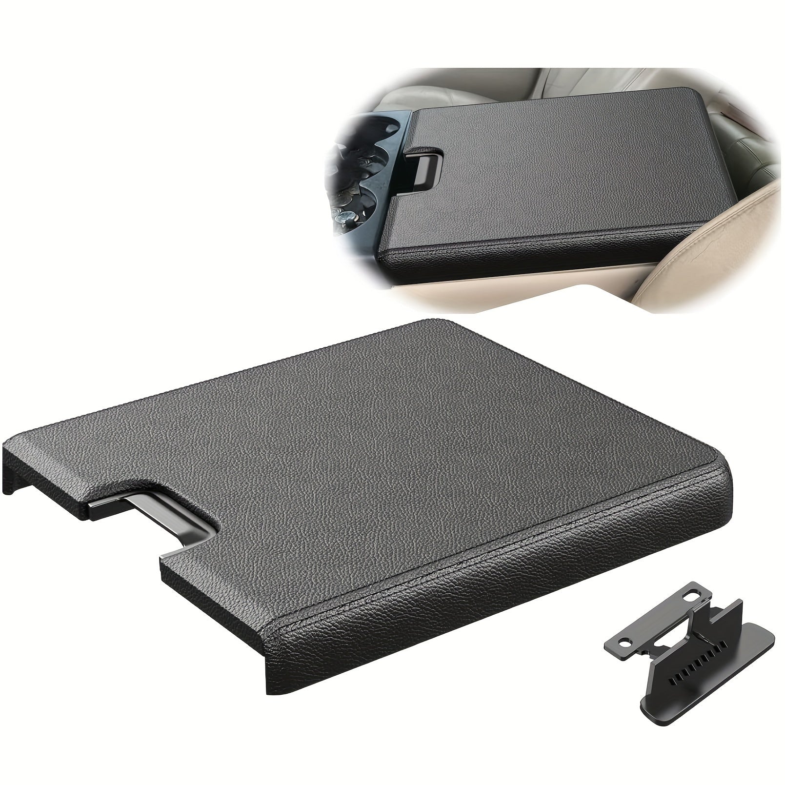 Center Console Lid Replacement Kit for SUV Truck Black Beige Gray